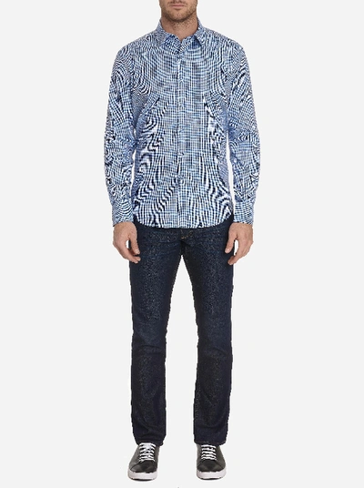 Shop Robert Graham Orson Sport Shirt In Berry