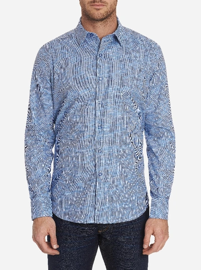 Shop Robert Graham Orson Sport Shirt In Blue