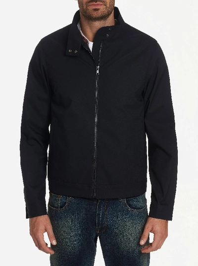 Shop Robert Graham Mcqueen Reversible Jacket In Black