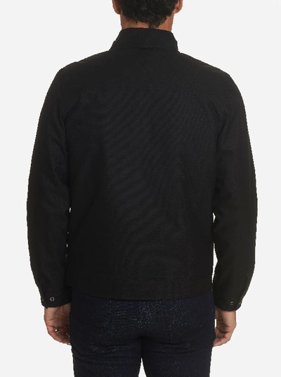 Shop Robert Graham Mcqueen Reversible Jacket In Black