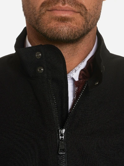 Shop Robert Graham Mcqueen Reversible Jacket In Black