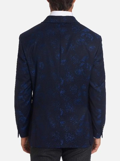 Shop Robert Graham Floral Jacquard Sport Coat In Blue