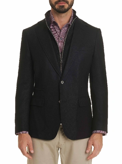 Shop Robert Graham Downhill I Sport Coat Long Fit In Black