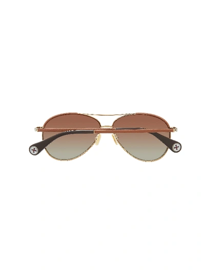 Shop Robert Graham Asher Aviator Sunglasses In Brown