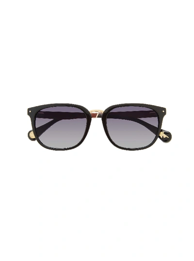 Shop Robert Graham Hudson Square Sunglasses In Black