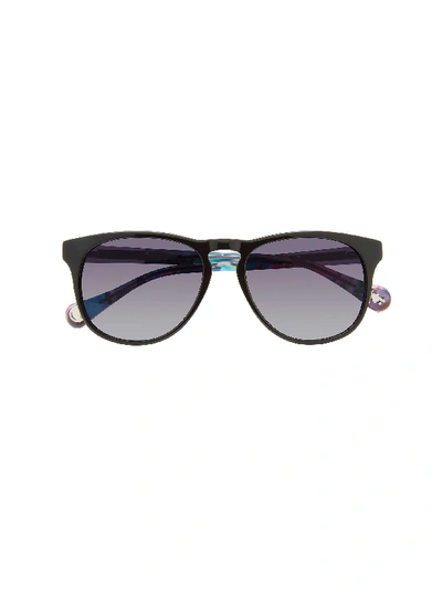 Shop Robert Graham Warren Square Sunglasses In Black