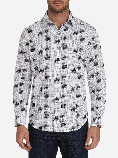 Shop Robert Graham Silent Scream Sport Shirt In White