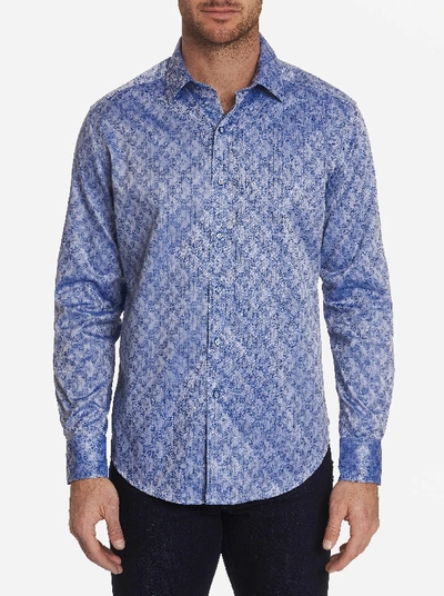 Shop Robert Graham Kane Sport Shirt In Blue