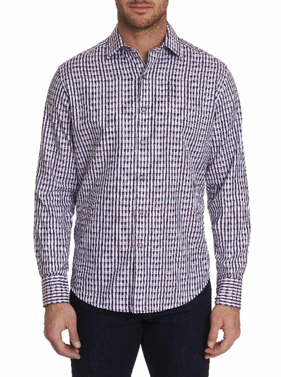 Shop Robert Graham Hackman Sport Shirt Big In Berry