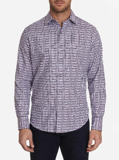 Shop Robert Graham Hackman Sport Shirt In Berry