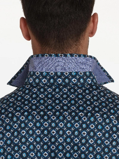 Shop Robert Graham Nicholson Sport Shirt In Blue