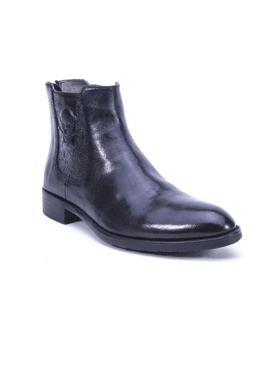 Shop Robert Graham Dutchy Leather Boot In Black