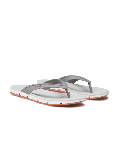 Shop Robert Graham Breeze Thong Sandal In Seaport Blue,alloy