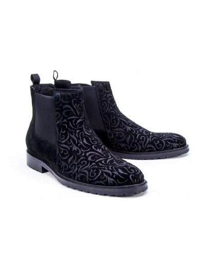 Shop Robert Graham Woodman Leather Boot In Black