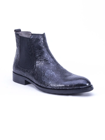 Shop Robert Graham Driscoll Chelsea Boots In Black