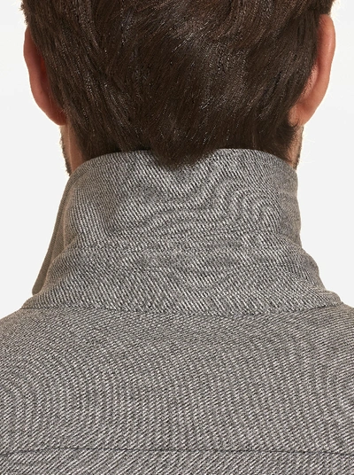Shop Robert Graham Navarre Knit Shirt Jacket In Grey