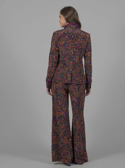 Shop Robert Graham Penelope Paisley Printed Silk Jacket In Multi