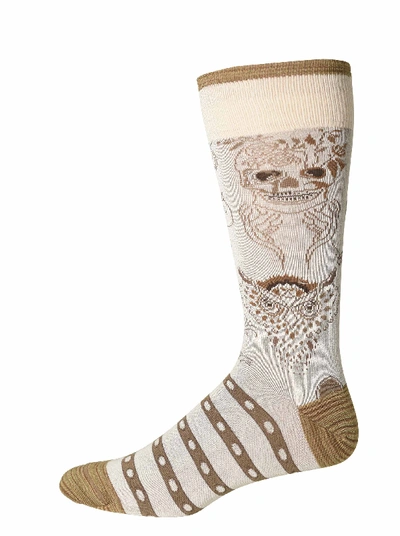 Shop Robert Graham Garland Socks In Black