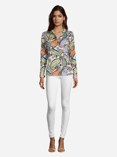 Shop Robert Graham Priscilla Paisley Printed Shirt In Multi