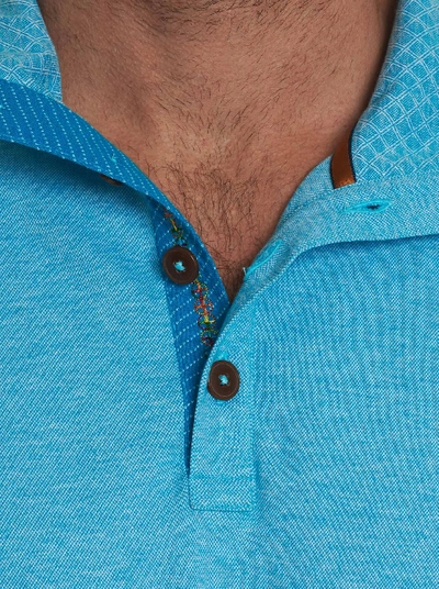 Shop Robert Graham Leonard Knit In Teal