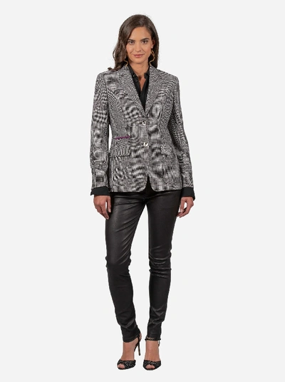 Shop Robert Graham Kelly Blazer In Grey