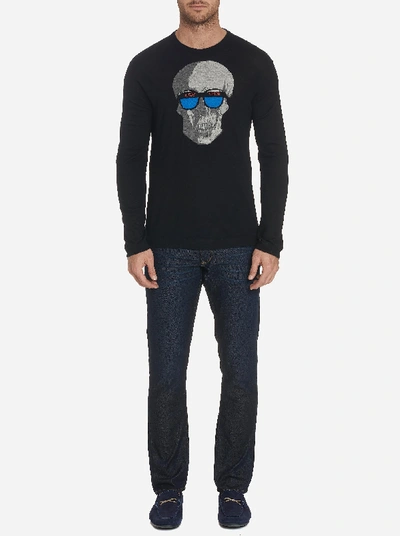 Shop Robert Graham Limited Edition Xray Vision Cashmere Sweater In Black