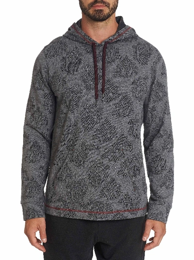 Shop Robert Graham Pullover Sweatshirt Hoodie In Heather Grey