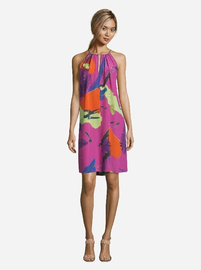 Shop Robert Graham Melrose Silk Dress In Multi