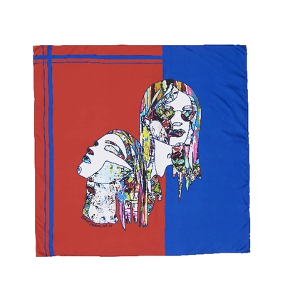 Shop Robert Graham The Artist Silk Scarf In Multi