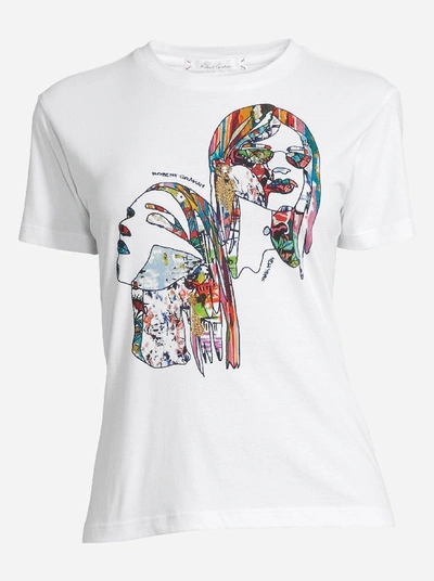 Shop Robert Graham Artist T-shirt In White