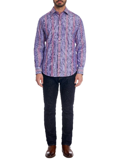 Shop Robert Graham Reverb Sport Shirt Big In Multi