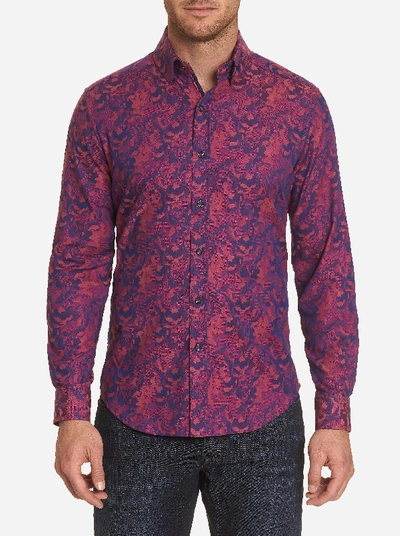 Shop Robert Graham Bagshaw Sport Shirt In Navy