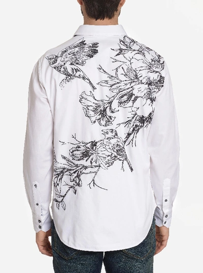 Shop Robert Graham Memento Sport Shirt In White