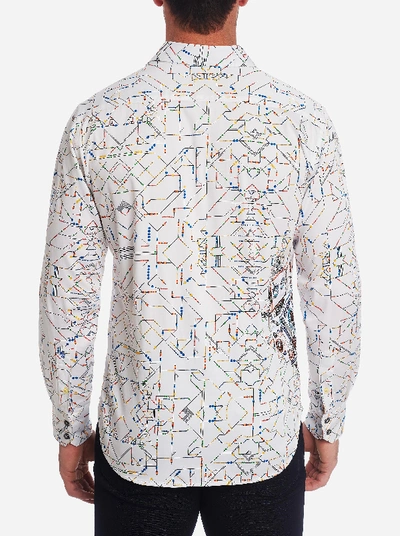 Shop Robert Graham Short Circuit Sport Shirt In White