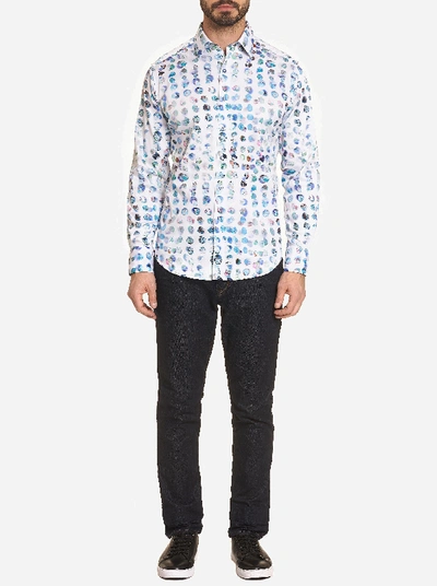 Shop Robert Graham Flashback Sport Shirt In White