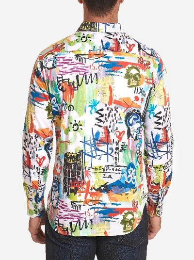 Shop Robert Graham Borderline Sport Shirt In Multi