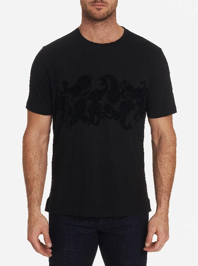 Shop Robert Graham The Venture T-shirt In Black