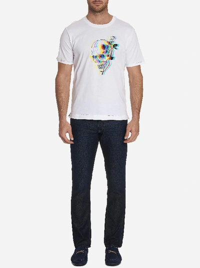 Shop Robert Graham Bewitched T-shirt In White