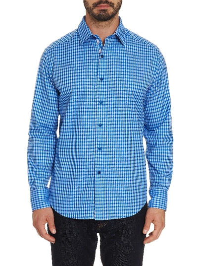 Shop Robert Graham Conlan Sport Shirt In Teal