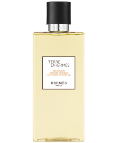 Pre-owned Hermes Terre D' Hair & Body Shower Gel, 6.7-oz.