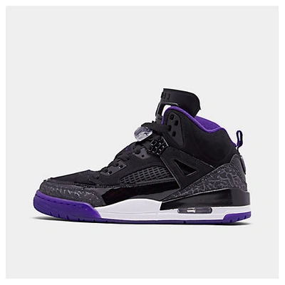 Shop Nike Men's Air Jordan Spizike Off-court Shoes In Purple/black