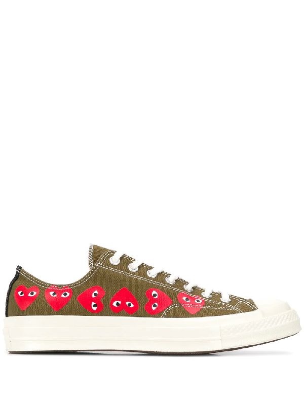 comme de garcons converse green