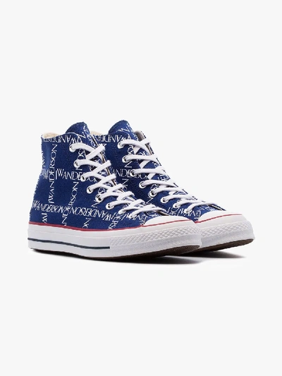 Shop Jw Anderson X Converse Chuck Taylor High Tops In Blue