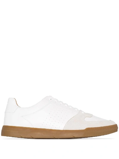 Shop Hugo Boss Cosmo Low Top Sneakers In White