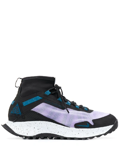 Shop Nike Acg Zoom Hi-top Sneakers In Purple