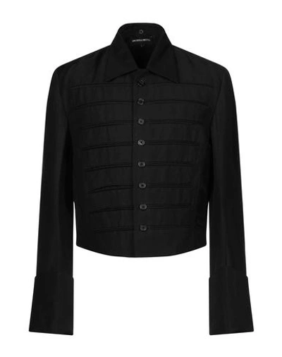 Shop Ann Demeulemeester Blazer In Black