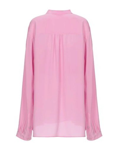 Shop Stella Mccartney Woman Top Pink Size 8-10 Silk