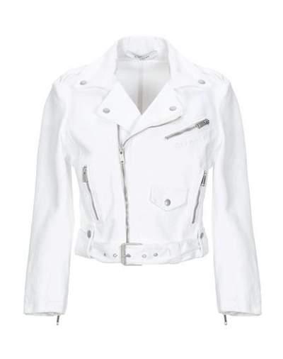 Shop Givenchy Denim Jacket In White