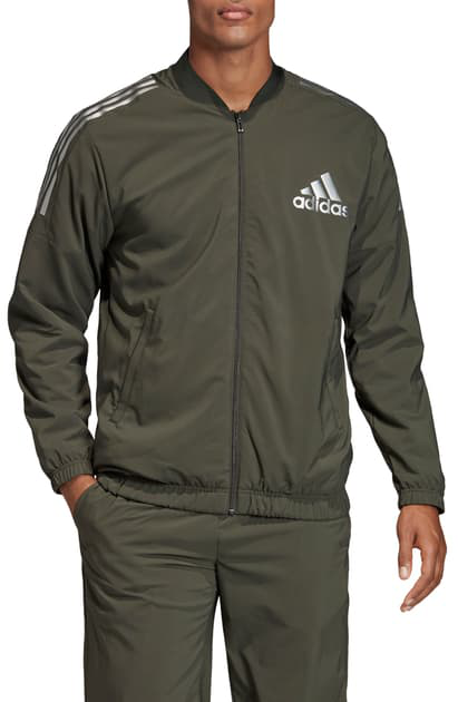 adidas green bomber jacket