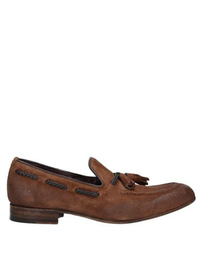 Shop Lidfort Man Loafers Cocoa Size 8.5 Soft Leather In Brown